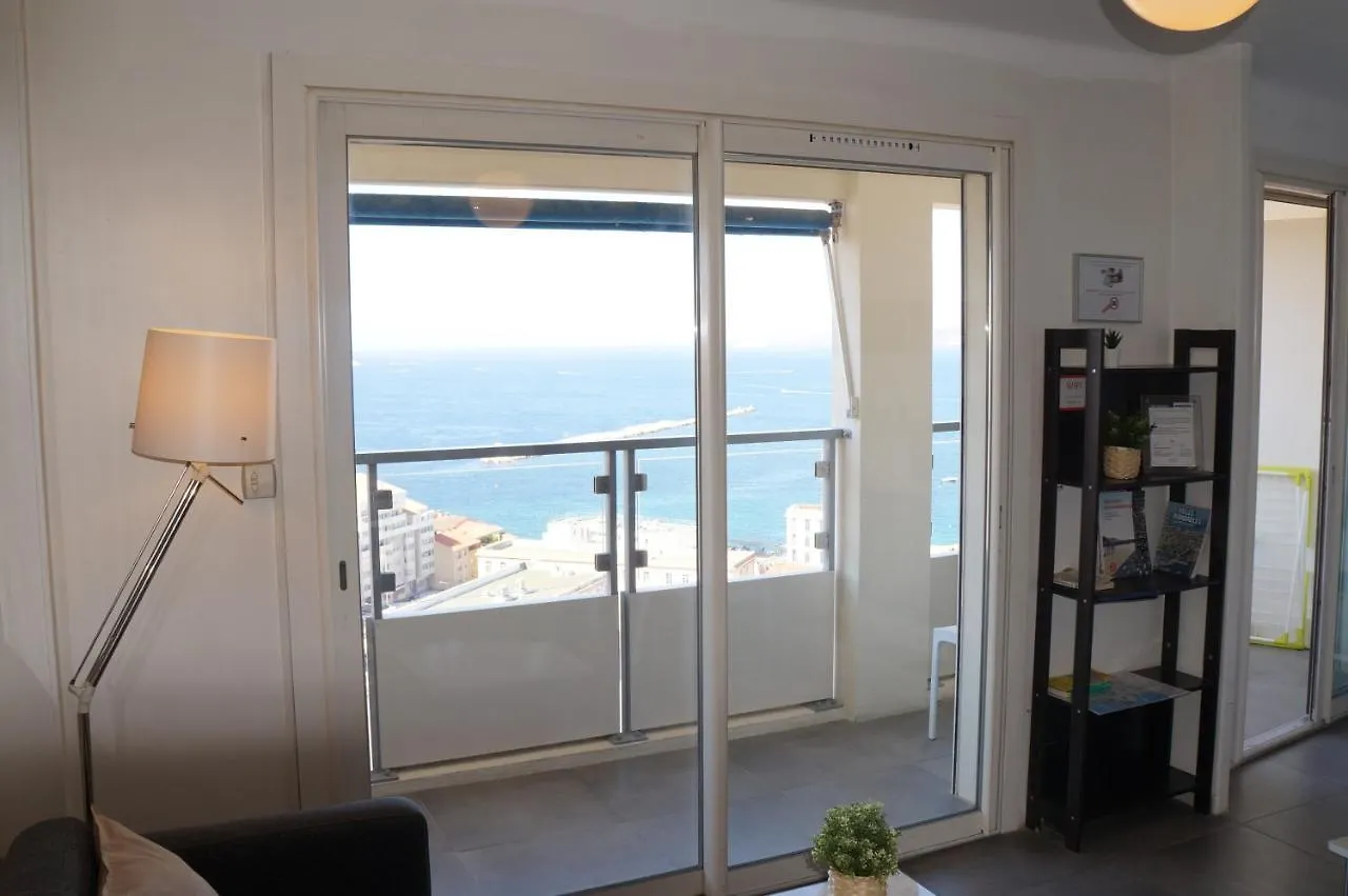 Apartment T1 Vue Panoramique Mer & Iles Frioul Marseille France