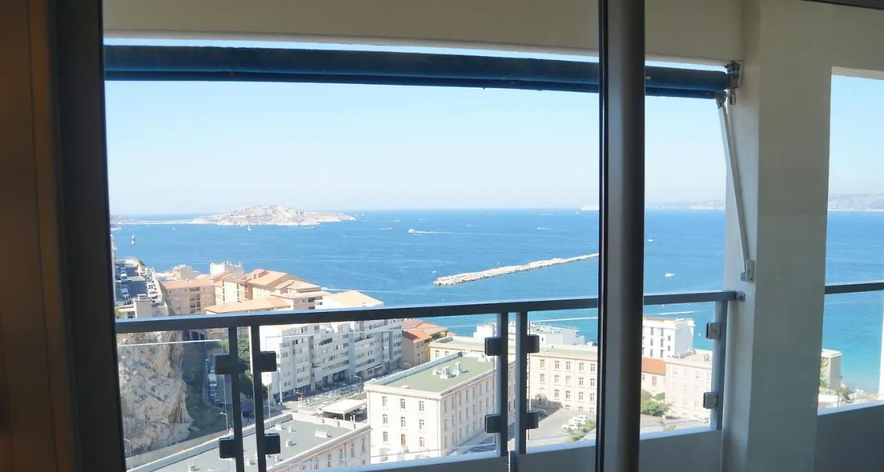 Apartment T1 Vue Panoramique Mer & Iles Frioul Marseille France