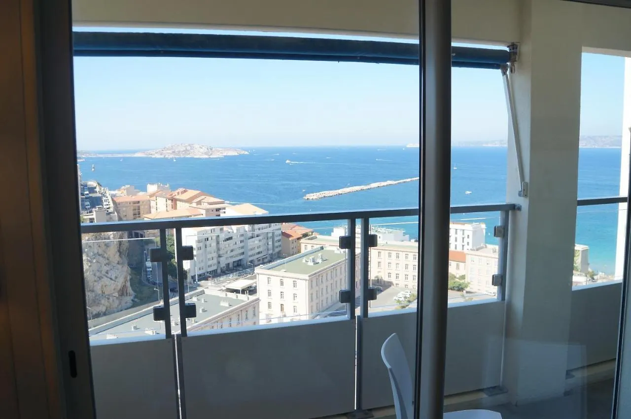 T1 Vue Panoramique Mer & Iles Frioul Marseille