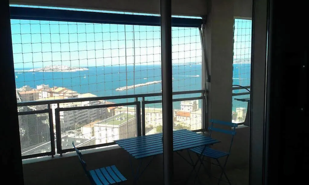 Apartment T1 Vue Panoramique Mer & Iles Frioul Marseille